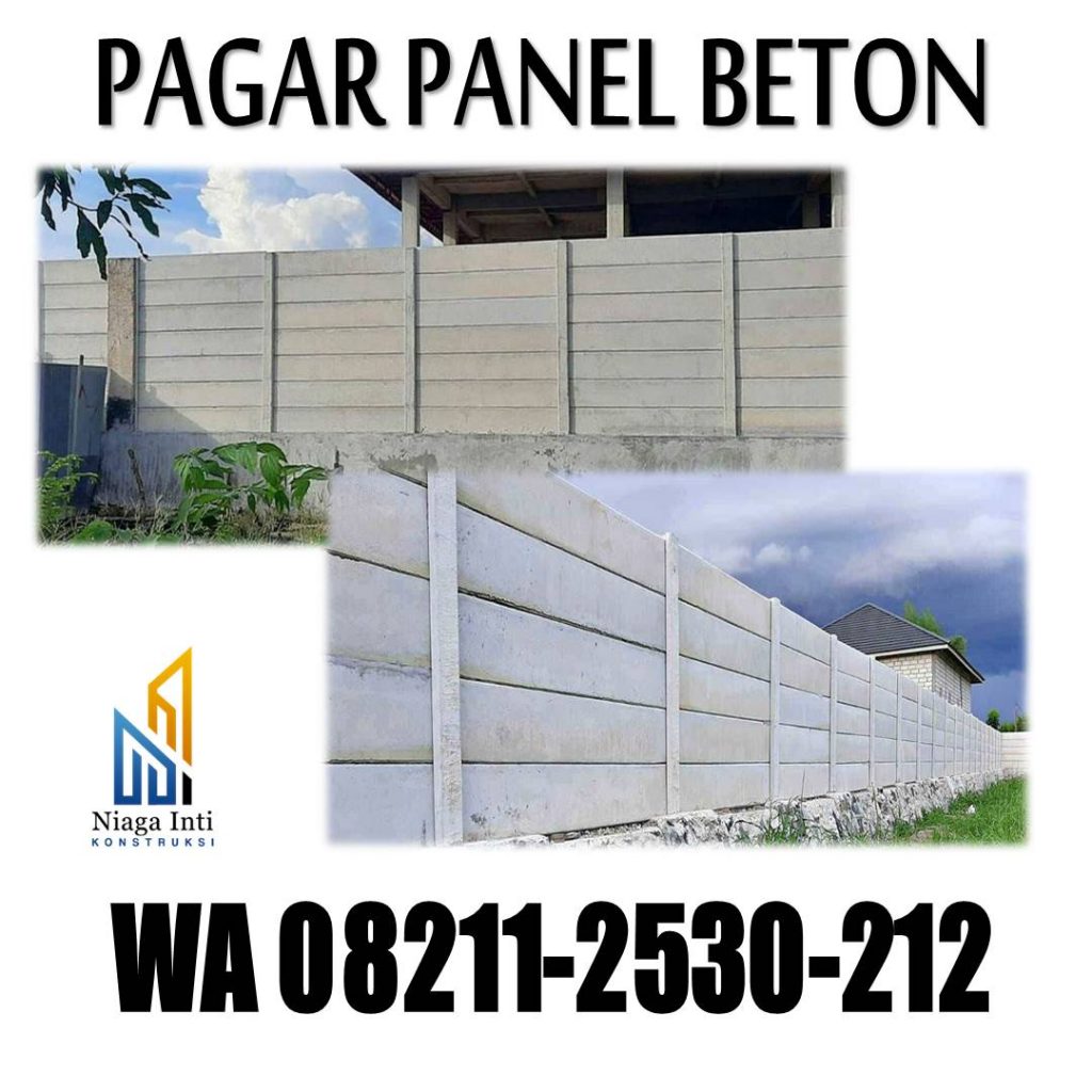 Harga Pagar Panel Beton Terpasang Sukabumi